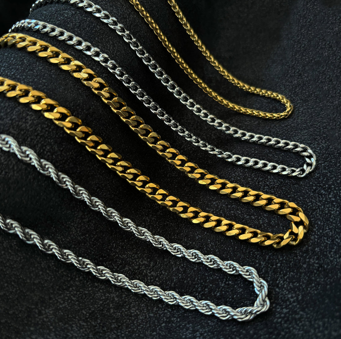 chains mens waterproof jewelry