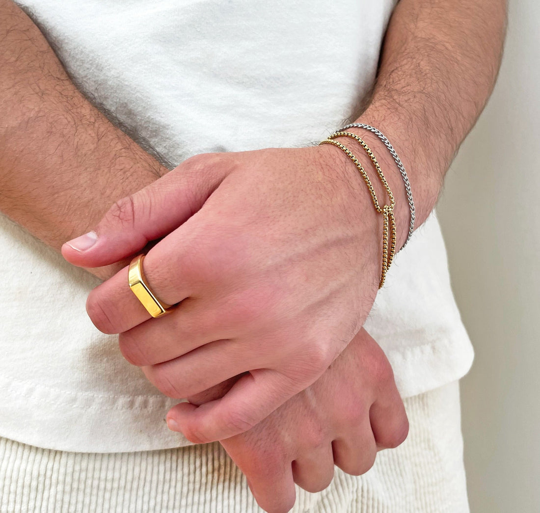 gold-bar-ring-mens-waterproof-jewelry-tarnish-free