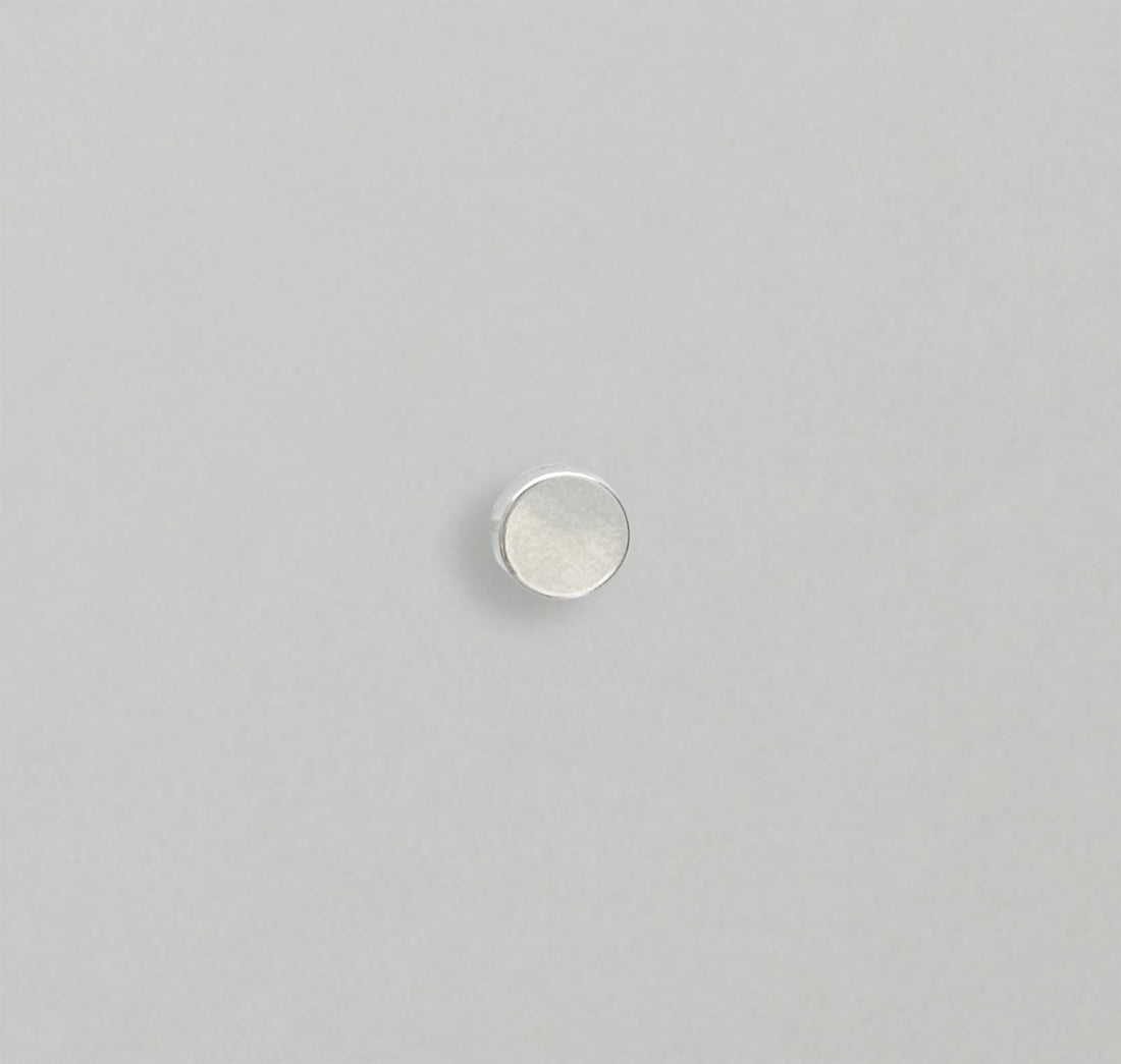 Silver Dot Earring Mens Waterproof Jewelry